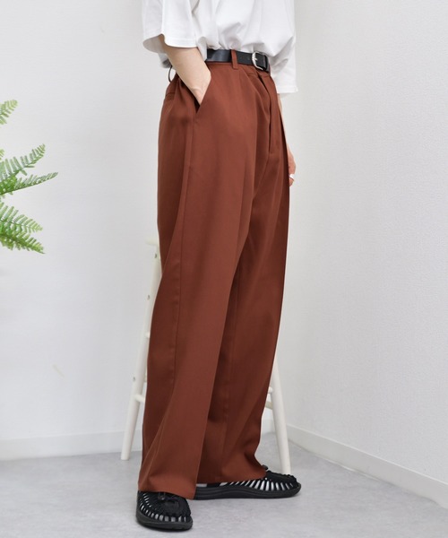 kutir(クティール)の「センタープレスパンツ セットアップ着用可能(スラックス・メンズ・ライトブルー/パープル/ライトベージュ/レンガ・SMALL/MEDIUM/LARGE)」の9枚目の写真