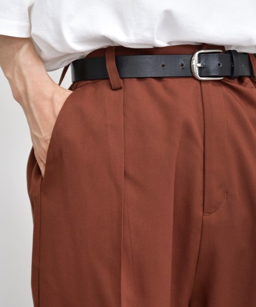 kutir(クティール)の「センタープレスパンツ セットアップ着用可能(スラックス・メンズ・ライトブルー/パープル/ライトベージュ/レンガ・SMALL/MEDIUM/LARGE)」の13枚目の写真