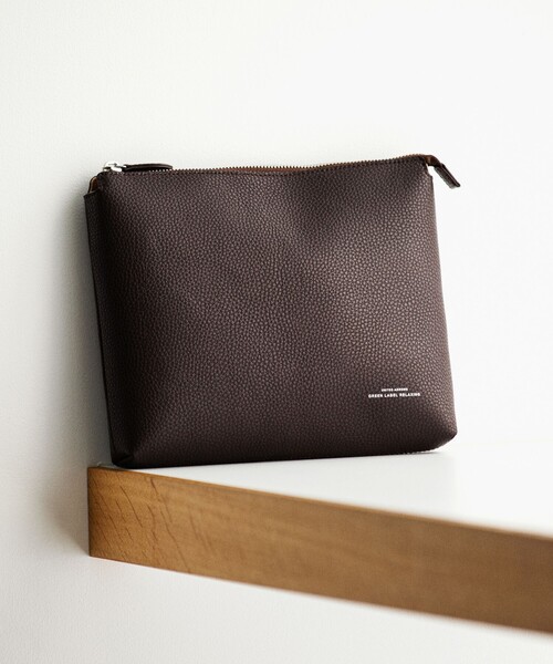 green label relaxing(グリーンレーベルリラクシング)の「CIBO レザーライク 2WAY ショルダー クラッチ バッグ(ショルダーバッグ・メンズ・ブラック/ダークブラウン/ネイビー・FREE)」の16枚目の写真
