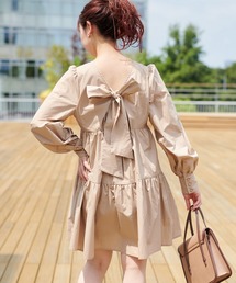 one after another NICE CLAUP | バックリボンチュニック(チュニック)