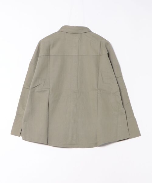KOBE LETTUCE（コウベレタス）の「ツイルシャツジャケット（その他アウター・レディース・ベージュ/カーキ/チャコール・FREE）」の5枚目の写真