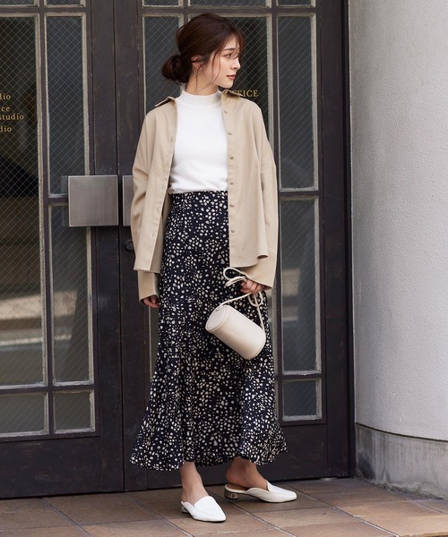 KOBE LETTUCE（コウベレタス）の「ツイルシャツジャケット（その他アウター・レディース・ベージュ/カーキ/チャコール・FREE）」の10枚目の写真