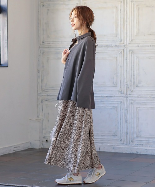 KOBE LETTUCE（コウベレタス）の「ツイルシャツジャケット（その他アウター・レディース・ベージュ/カーキ/チャコール・FREE）」の11枚目の写真