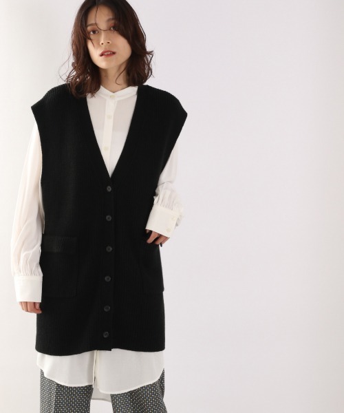 LOWRYS FARM（ローリーズファーム）の「ボトルネック＊カーディガン２Ｐニット　922698（ニット/セーター・レディース・アイボリー/ブラック/ブラウン・FREE）」の22枚目の写真