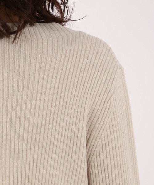 LOWRYS FARM（ローリーズファーム）の「ボトルネック＊カーディガン２Ｐニット　922698（ニット/セーター・レディース・アイボリー/ブラック/ブラウン・FREE）」の18枚目の写真