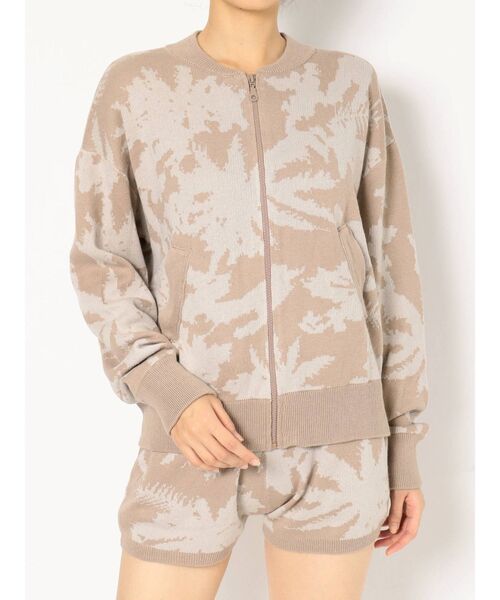 GYDA（ジェイダ）の「original leaf ニット ブルゾン（カーディガン/ボレロ・レディース・ベージュ/カーキ・FREE）」の10枚目の写真