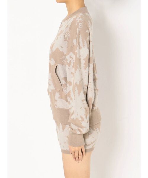 GYDA（ジェイダ）の「original leaf ニット ブルゾン（カーディガン/ボレロ・レディース・ベージュ/カーキ・FREE）」の14枚目の写真