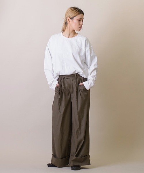 Questioning（クエスチョニング）の「Questioning ワイドパンツ（その他パンツ・メンズ・グレー/カーキ/グリーン・M/L）」の9枚目の写真