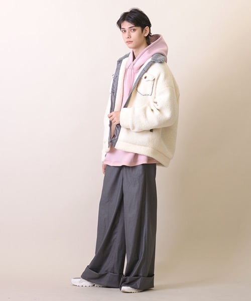 Questioning（クエスチョニング）の「Questioning ワイドパンツ（その他パンツ・メンズ・グレー/カーキ/グリーン・M/L）」の5枚目の写真