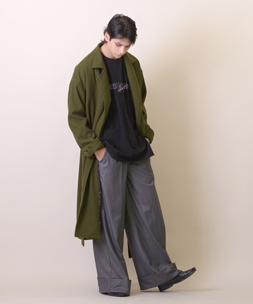 Questioning（クエスチョニング）の「Questioning ワイドパンツ（その他パンツ・メンズ・グレー/カーキ/グリーン・M/L）」の10枚目の写真