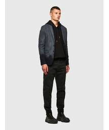 ディーゼル テーラードジャケット ＬDIESEL ジョグジーンズ メンズ デニム ジャケット ジョグジーンズ テーラード NYACK-NE