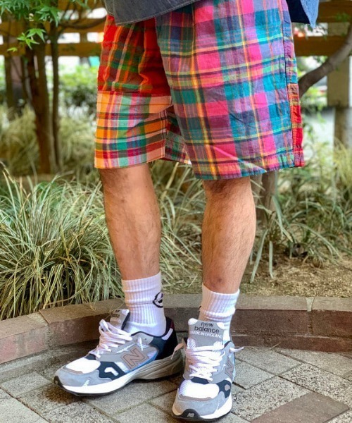 専用。 BEAMS / マドラスチェック パネル ショーツ