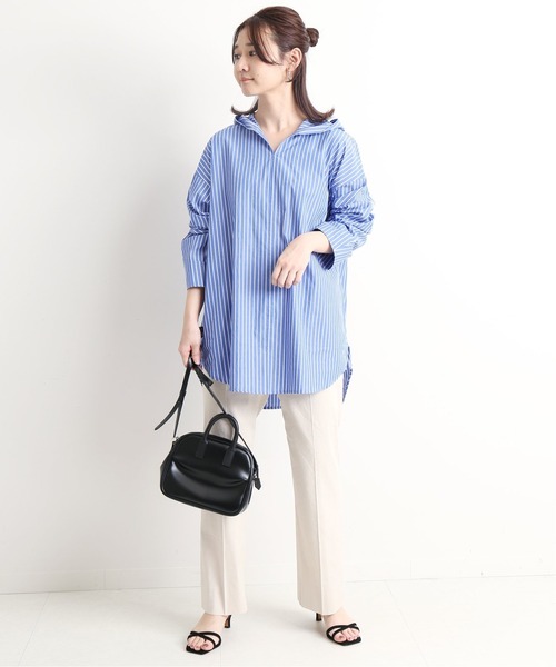 SLOBE IENA(スローブイエナ)の「SLOBE IENA クロスヒールサンダル◆(サンダル・レディース・ブラック/ベージュ・22.5/23/23.5/24/24.5)」の10枚目の写真