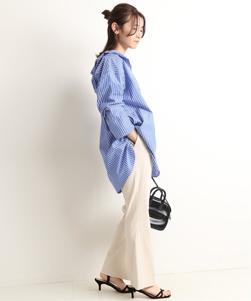 SLOBE IENA(スローブイエナ)の「SLOBE IENA クロスヒールサンダル◆(サンダル・レディース・ブラック/ベージュ・22.5/23/23.5/24/24.5)」の14枚目の写真