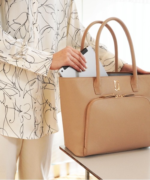 RubinRosa（ルビンローザ）の「【Rubin Rosa】ルビンローザ　Claire　クレア　トートバッグ　RR1220（トートバッグ・レディース・ブルー/ベージュ/ブラック/ピンク・FREE）」の9枚目の写真