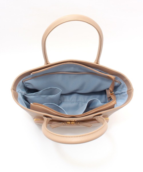 RubinRosa（ルビンローザ）の「【Rubin Rosa】ルビンローザ　Claire　クレア　トートバッグ　RR1220（トートバッグ・レディース・ブルー/ベージュ/ブラック/ピンク・FREE）」の14枚目の写真