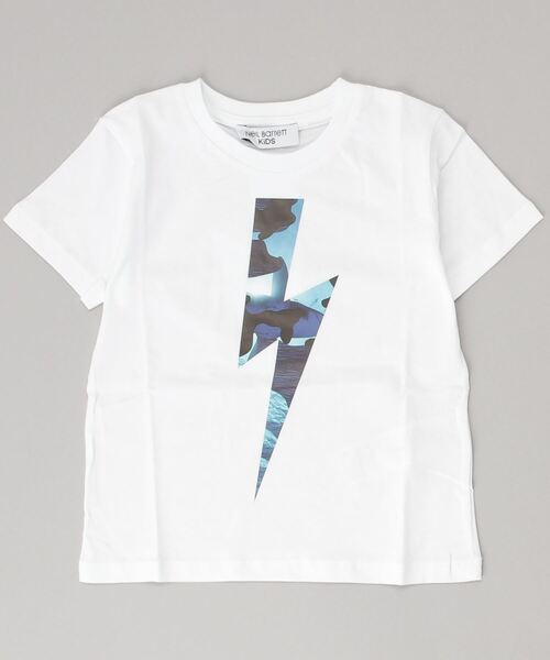 NEIL BARRETT（ニールバレット）の「Neil Barrett（ニール バレット）Tシャツカットソー（Tシャツ/カットソー・キッズ・ブラック/ホワイト/ブルー・10YEAR/6YEAR/14Y/12YEAR/8YEAR/4YEAR）」の10枚目の写真