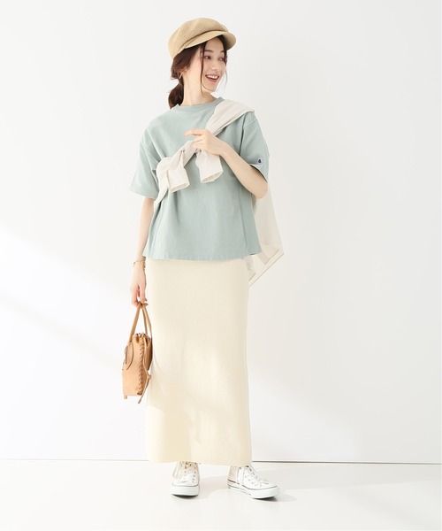 Champion(チャンピオン)の「【Champion / チャンピオン】 リバースウィーブTシャツ(Tシャツ/カットソー・レディース・ベージュ/グリーン/ブルー系その他・FREE)」の22枚目の写真