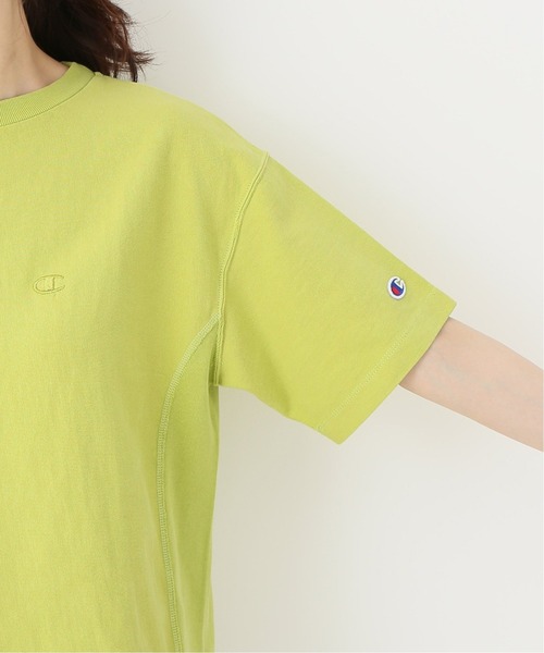 Champion(チャンピオン)の「【Champion / チャンピオン】 リバースウィーブTシャツ(Tシャツ/カットソー・レディース・ベージュ/グリーン/ブルー系その他・FREE)」の7枚目の写真