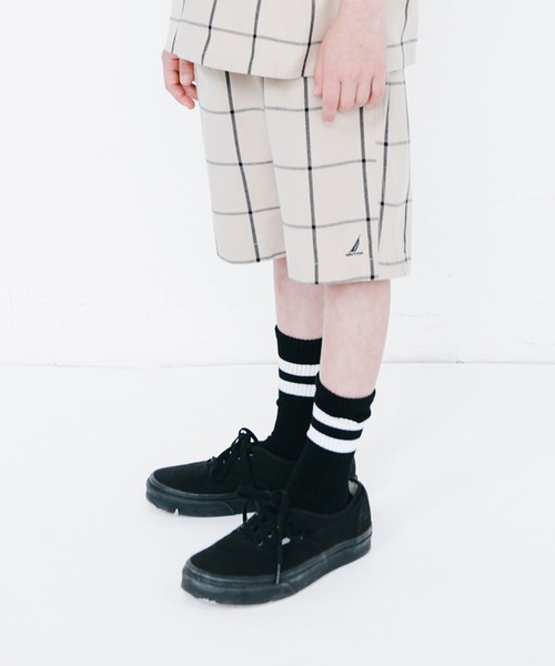 NAUTICA（ノーティカ）の「【NAUTICA/ノーティカ】ウィンドウペンチェックショートパンツ（その他パンツ・キッズ・ブラック/ベージュ・110cm/100cm/120cm/150cm/140cm/130cm）」の9枚目の写真