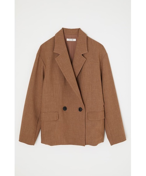 MOUSSY（マウジー）の「BOXY DOUBLE ジャケット（その他アウター・レディース・ブラウン/オフホワイト/オレンジ/ネイビー・1/2）」の16枚目の写真