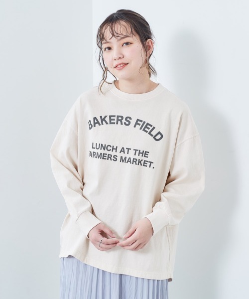 cepo(セポ)の「ピグメントロゴプリントロンTee(Tシャツ/カットソー・レディース・チャコール/オフホワイト/ライム/ブルー・M)」の2枚目の写真