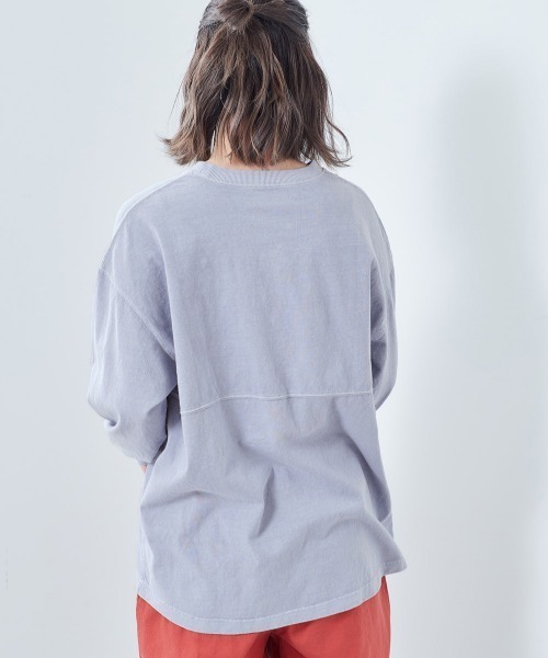 cepo(セポ)の「ピグメントロゴプリントロンTee(Tシャツ/カットソー・レディース・チャコール/オフホワイト/ライム/ブルー・M)」の9枚目の写真