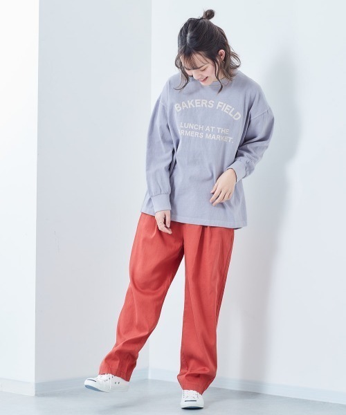 cepo(セポ)の「ピグメントロゴプリントロンTee(Tシャツ/カットソー・レディース・チャコール/オフホワイト/ライム/ブルー・M)」の11枚目の写真