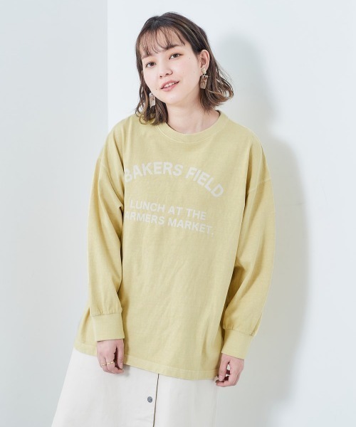 cepo(セポ)の「ピグメントロゴプリントロンTee(Tシャツ/カットソー・レディース・チャコール/オフホワイト/ライム/ブルー・M)」の5枚目の写真