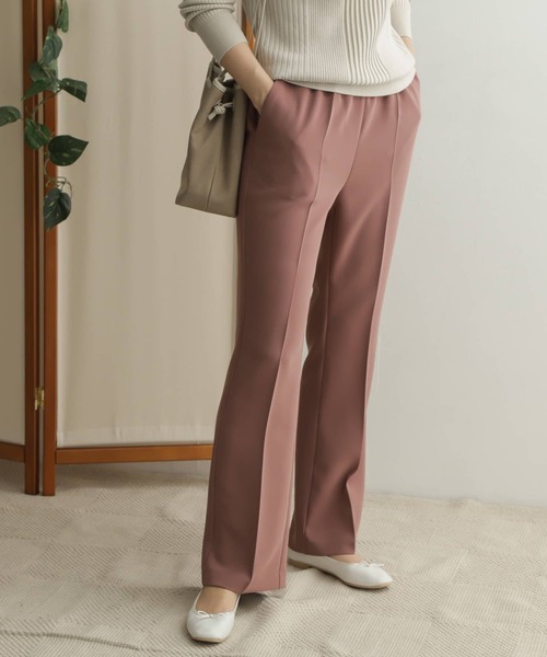 URBAN RESEARCH DOORS(アーバンリサーチドアーズ)の「フレアイージーパンツ(その他パンツ・レディース・ブラック/ピンク/グレー系その他・38/36)」の3枚目の写真