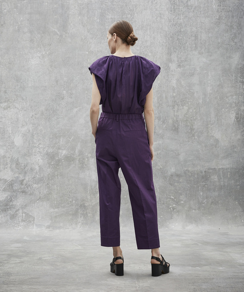 Drawer（ドゥロワー）の「Drawer ツイルラップパンツ（その他パンツ・レディース・ナチュラル/パープル・36/34/40/38）」の7枚目の写真