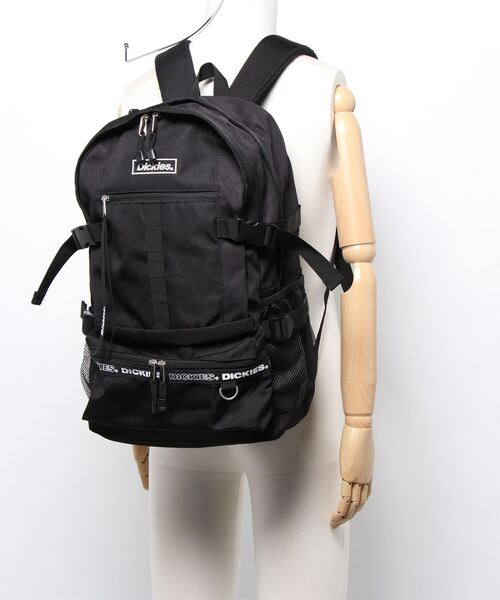 Dickies（ディッキーズ）の「Dickies FRAME LOGO BACKPACK（バックパック/リュック・レディース・ブラック/ワイン/ネイビー/ブラック系その他/ベージュ・FREE）」の9枚目の写真