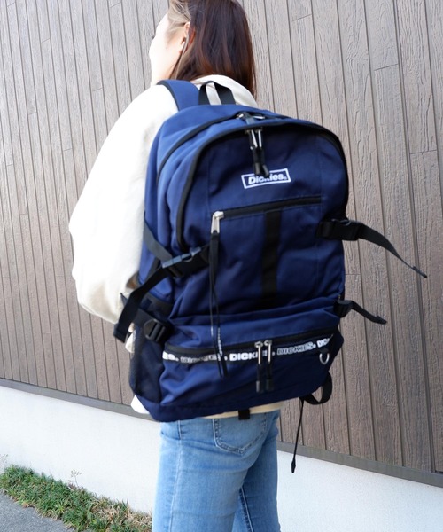 Dickies（ディッキーズ）の「Dickies FRAME LOGO BACKPACK（バックパック/リュック・レディース・ブラック/ワイン/ネイビー/ブラック系その他/ベージュ・FREE）」の16枚目の写真