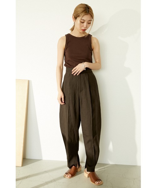 BLACK BY MOUSSY（ブラックバイマウジー）の「slit round pants