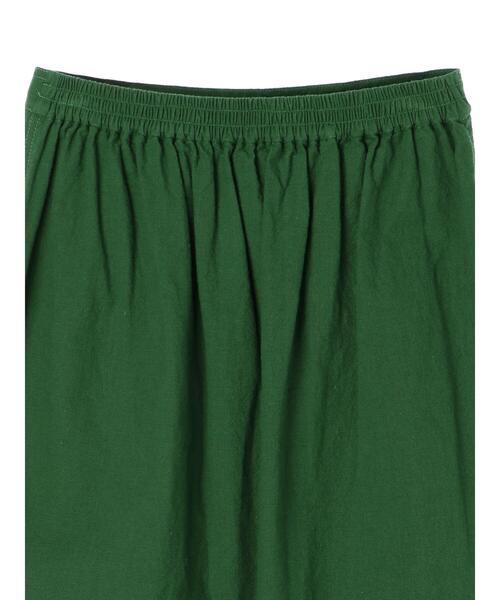 Green　Parks（グリーンパークス）の「ベルギーリネンブレンド　セミタイトスカート＊（スカート・レディース・チャコールグレー/ベージュ/グリーン・FREE）」の4枚目の写真