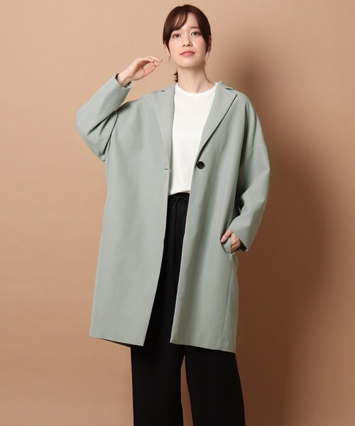 未使用DRESSTERIORドレステリアグレー チェスターコート M モヘヤ混シャギーチェスターコート | ドレステリア(DRESSTERIOR