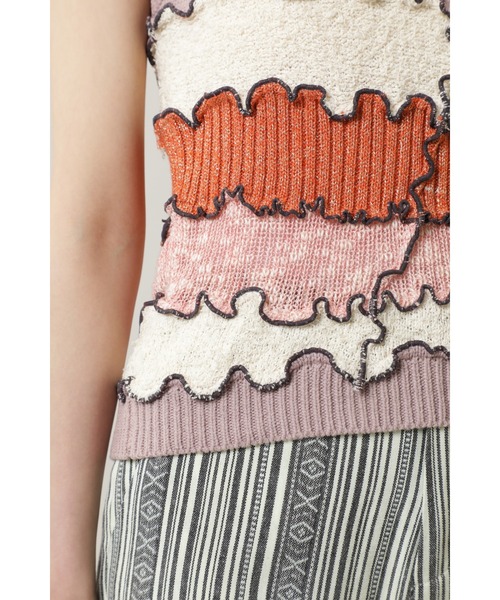 mag.by c(マグバイシー)の「(mag.by c)ジャンクニットトップス(ニット/セーター・レディース・カーキ/ピンク・ONE SIZE)」の11枚目の写真