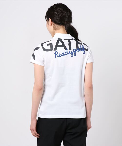 PEARLY GATES(パーリーゲイツ)の「【PEARLY GATES】 ベア カノコ 半袖 ハイネック カットソー(Tシャツ/カットソー・レディース・ホワイト/ネイビー/ピンク・SMALL/MEDIUM/LARGE)」の6枚目の写真