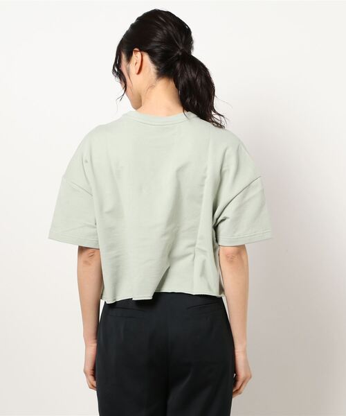 PUMA（プーマ）の「【PUMA/プーマ】ローエッジ半袖スエット（Tシャツ/カットソー・レディース・カーキ/ブラック・SMALL）」の3枚目の写真