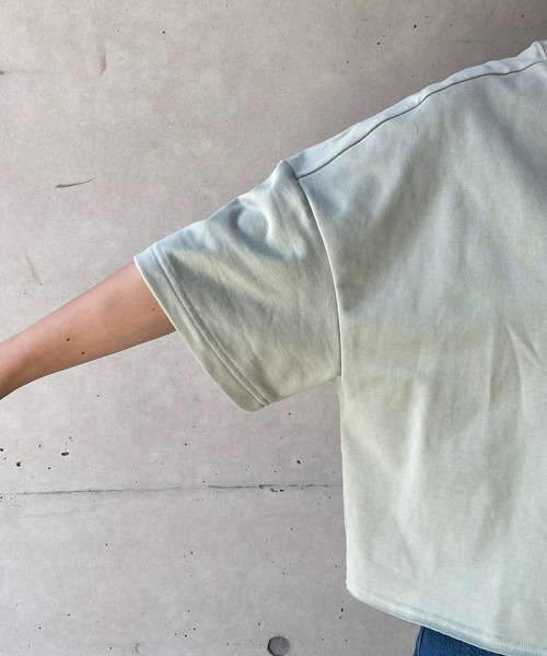 PUMA（プーマ）の「【PUMA/プーマ】ローエッジ半袖スエット（Tシャツ/カットソー・レディース・カーキ/ブラック・SMALL）」の10枚目の写真