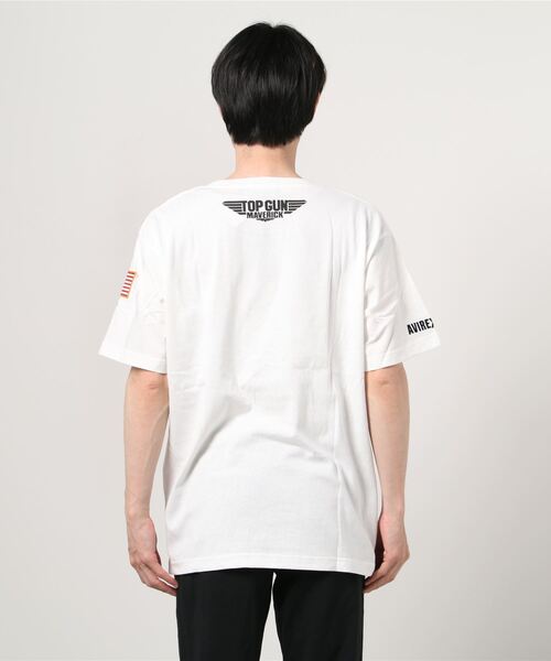 AVIREX(アヴィレックス)の「TOP GUN MAVERICK/プリント Tシャツ/PRINTED T-SHIRT(Tシャツ/カットソー・メンズ・ホワイト/オリーブ/ブラック・XX-LARGE/LARGE/MEDIUM/X-LARGE/FREE)」の5枚目の写真