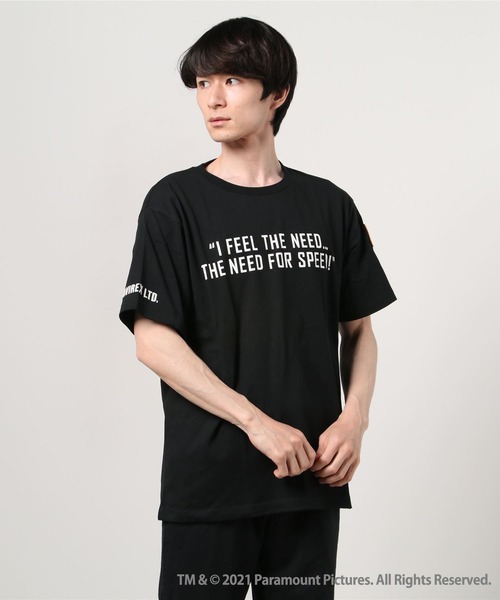 AVIREX(アヴィレックス)の「TOP GUN MAVERICK/プリント Tシャツ/PRINTED T-SHIRT(Tシャツ/カットソー・メンズ・ホワイト/オリーブ/ブラック・XX-LARGE/LARGE/MEDIUM/X-LARGE/FREE)」の2枚目の写真