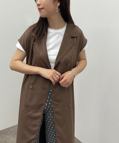 Jour Mignon アプレジュールミニョン のファッション トレンチデザインジレワンピース ワンピース Apres Zozotown限定アイテム ワンピース Apres セール