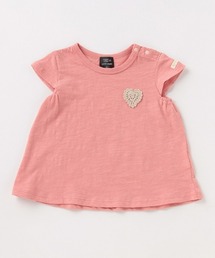 petit main | 【オーガビッツ 接触冷感】編みモチーフTシャツ(Tシャツ/カットソー)