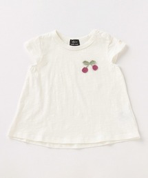 petit main | 【オーガビッツ 接触冷感】編みモチーフTシャツ(Tシャツ/カットソー)