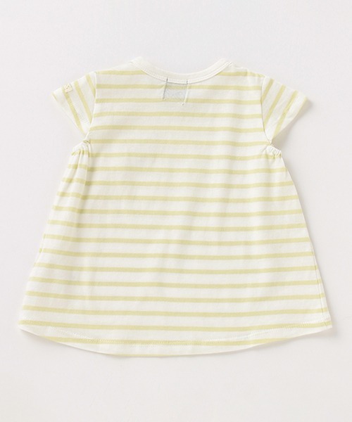 petit main（プティマイン）の「【オーガビッツ 接触冷感】編みモチーフTシャツ（Tシャツ/カットソー・キッズ・ブラック/ピンク/ライトグリーン/キナリ・80ｃｍ/90cm/110cm/100cm/120cm/130cm）」の12枚目の写真