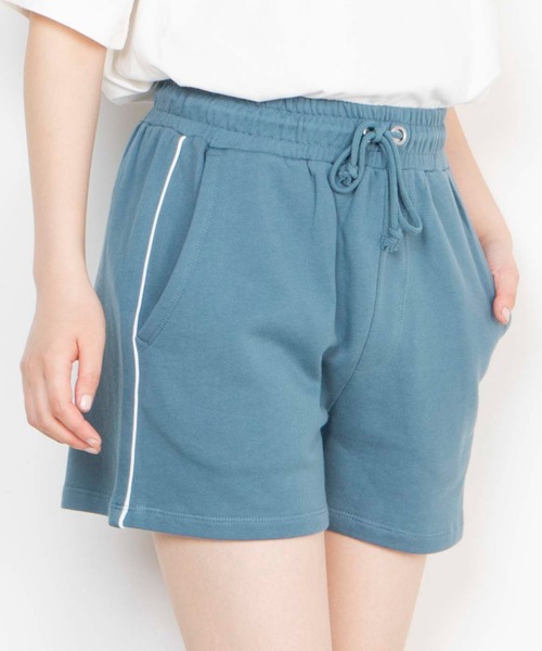 WEGO（ウィゴー）の「WEGO/スウェットイージーショーツ（スウェットパンツ・レディース・その他1/杢グレー/ブラック/ブルー・FREE）」の19枚目の写真