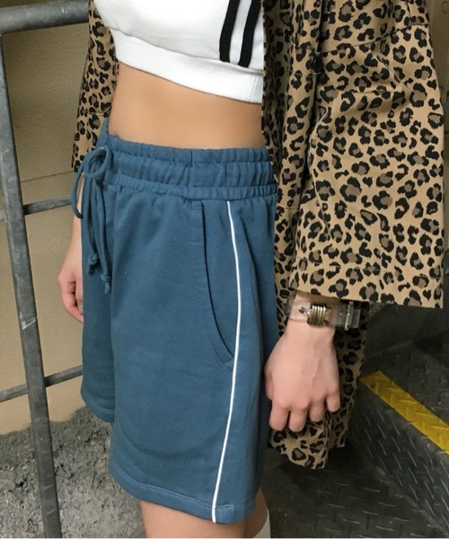 WEGO（ウィゴー）の「WEGO/スウェットイージーショーツ（スウェットパンツ・レディース・その他1/杢グレー/ブラック/ブルー・FREE）」の18枚目の写真