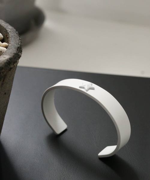MUTURA（ムツラ）の「真鍮 ホワイトスターバングル（バングル/リストバンド・メンズ・A/B・FREE）」の9枚目の写真