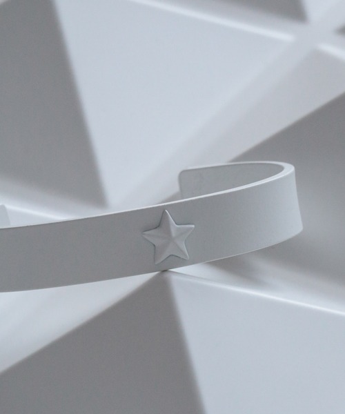 MUTURA（ムツラ）の「真鍮 ホワイトスターバングル（バングル/リストバンド・メンズ・A/B・FREE）」の7枚目の写真